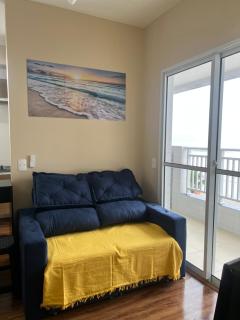 Apartamento com piscina e churrasqueira na varanda frente a praia - Mongaguá - 3