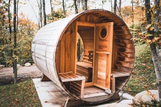 Warm cabin in nature with spa & sauna - Lac-Superieur - 8