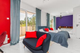 APARTAMENTY MIERZEJA - Apartament Zmysłów z wanną z hydromasażem, tylko dla Dorosłych, 500 m od plaży, Stegna Park II, bezpłatny meleks - 7
