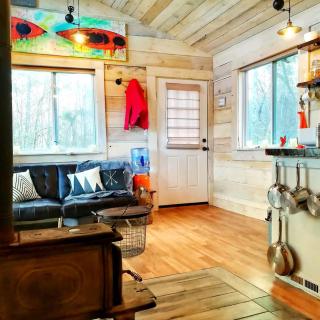 Remote and Off-Grid Tiny House Rental for Glamping in Alabama - - 0