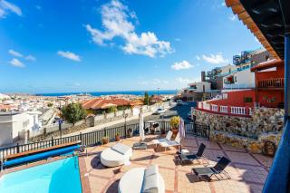 Magnificent 5-star very large luxury villa sea view jacuzzi and heated pool - Arguineguín - 8