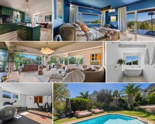 New! Kinvara Villa with Pool, Gym & Lion's Head View - Kaapstad - 9