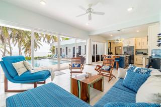 Beachfront Villa With Private Pool, Beach & Dock - Basil Jones - 0