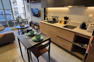 Santiago Centro Depto 1D1B lujo, metro, wifi, hermosamente decorado - 0