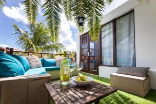 Lovely Rose Apartment One AC Bedroom Breeze Balcony Jacuzzy - Jan Thiel - 5