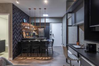 Novo Studio com Varanda Bhaus Setin Downtown - 4o andar - Centro - Em frente ao metrô - Vista Praça Republica - Vaga de Garagem - Academia - Mini Mercado - Lavanderia - Piscina no Rooftop com Vista Panorâmica - 0