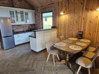 Lakeside vacation home, 3 bedrooms, fireplace - Grąbczyn - 8