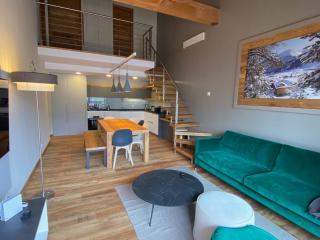 Bel appartement sud 90m² avec terrasse, face aux pistes, 9 pers - FR-1-445-221 - Montgenèvre - 9