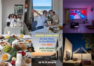 mahaloha house 新築ビーチフロント ペット同伴プラン有 ｍax8名 BBQ 海歩1分 アイランドキッチン 大型プロジェクタ 床暖房 オーシャンビューバス - 0