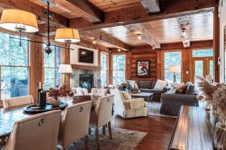Luxurious & Rustic Log Cabin in the Woods - Lac-Superieur - 3