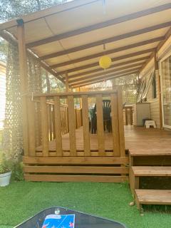 mobilhome 3 chambres camping boisé - Nans-les-Pins - 1