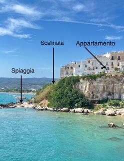 The Best, Sea, Old town, and sunrise view Apartment with balcony - Vieste - 8