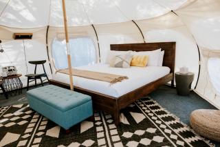 Glamping in Texas at this Cozy Bell Tent for Two - Spicewood - 9