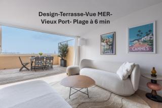 A3B047 TRIPLEX MODERNE TERRASSE vue MER - Cannes - 0