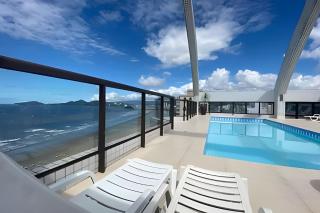 Família à Beira-Mar: 2 quartos Pé na Areia - Santos - 9