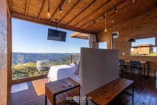 Cabana com vista panorâmica da Serra VST006 - Anitápolis - 4