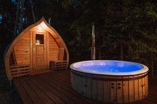 Chata w Leśnych Pieleszach - sauna & balia z jacuzzi na wyłączność - Łukawica - 9