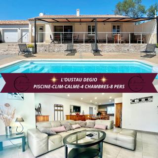 L'Oustau Degio - Villa Provence, Piscine, CLIM, Calme, 4 chambres, 6 lits, 2 salles de bains, 8 personnes - Istres - 0