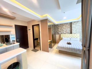 apartemen brooklyn alsut Studio bergaya modern,pusatkota,cozy,pool,gym,wifi - Dongkal Dua - 6