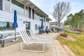 Dock, Deck and View Lakefront Chippewa Falls Studio - 9