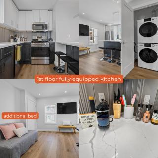NEW 9BR6Bth Parking MIT Harvard Boston Walk to T - Somerville - 9