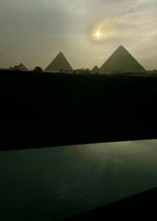 Sunset pyramids view - Kairo - 5