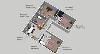 Big Premium Apartment with Rhine View totally new - Duisburg - 2