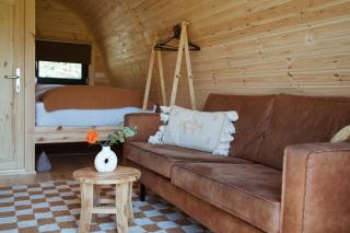Knusse Glamping Pod met privé sauna & uitzicht - - 7