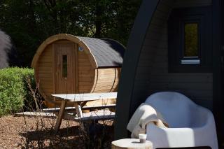 Knusse Glamping Pod met privé sauna & uitzicht - - 8