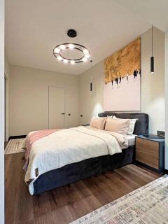 A modern apartment with mountain views - Almaty - 9