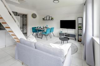 Modern - gemütlich - 2 Zimmer Maisonette - - 4
