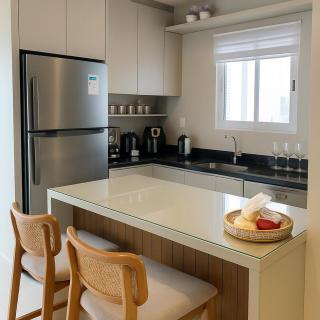 Apartamento com Varanda Gourmet a 400 m Meia Praia - Itapema - 8