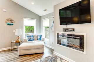 Golf Cart Included Little River Cottage with Deck! - 6