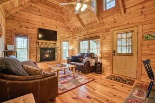Cozy Carolina Private Cabin With Firepit - Rutherfordton - 7