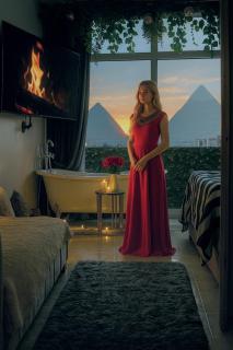 Jacuzzi pyramids view - Kairo - 8