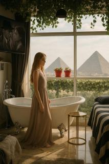 Jacuzzi pyramids view - Kairo - 9