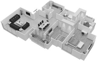 Luxe 2BR Dubai Retreat with Ain Dubai View for 6 guests - 3