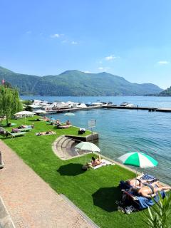 Gritti Palace Morcote - Stunning waterfront two-room flat offering breathtaking lake views - Papavero - Morcote - 7