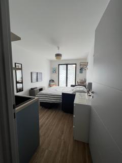 Studio tout confort climatisé avec jardinet, en centre bourg, proche plage, mer, La Rochelle et Chatelaillon - Angoulins-sur-Mer - 6