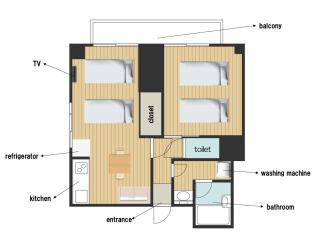 Nr Ikebukuro! Room size 45m2! Free unlimited Wi-Fi! - Tóquio - 5