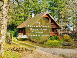 Chalet, parc arboré, 3 chambres - - 0
