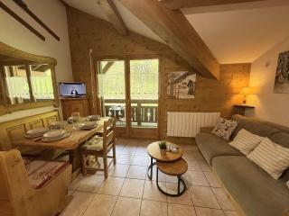 Studio Cabine Mezzanine à Praz-Sur-Arly, proche pistes et lac, parking, balcon, 6 pers. - FR-1-603-105 - Praz-sur-Arly - 6
