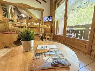 Studio Cabine Mezzanine à Praz-Sur-Arly, proche pistes et lac, parking, balcon, 6 pers. - FR-1-603-105 - Praz-sur-Arly - 4