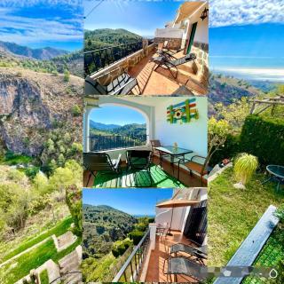 Apartamentos Axarquia , Frigiliana, terraza privada con vistas a la montaña rio y al mar - Frigiliana - 0