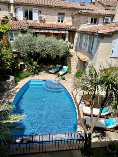 Gîte familial 6 personnes climatisé, piscine partagée chauffée, proche Nîmes, Uzès, Pont du Gard, Cévennes - Saint-Géniès-de-Malgoirès - 6
