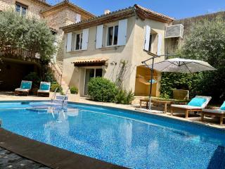 Gîte familial 6 personnes climatisé, piscine partagée chauffée, proche Nîmes, Uzès, Pont du Gard, Cévennes - 5