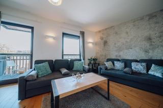 Panorama Gór - Centrum Miasta, Apartament z widokiem na Szrenicę - Szklarska Poręba - 6