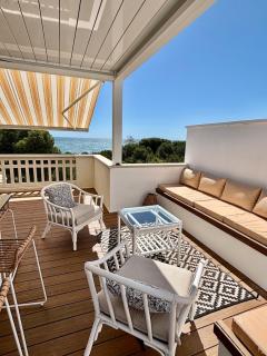 Beachfront, pool, air conditioning, 3 bedrooms, sea view - Peñíscola - 0