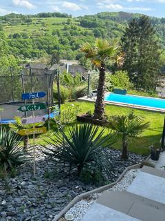 Palmen Oase Saarburg, Exklusives Retreat mit Pool, Palmen und traumhafter Aussicht - Saarburg - 9