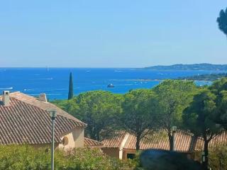 Studio vue mer panoramique, accès plage, piscine - Sainte-Maxime - 7